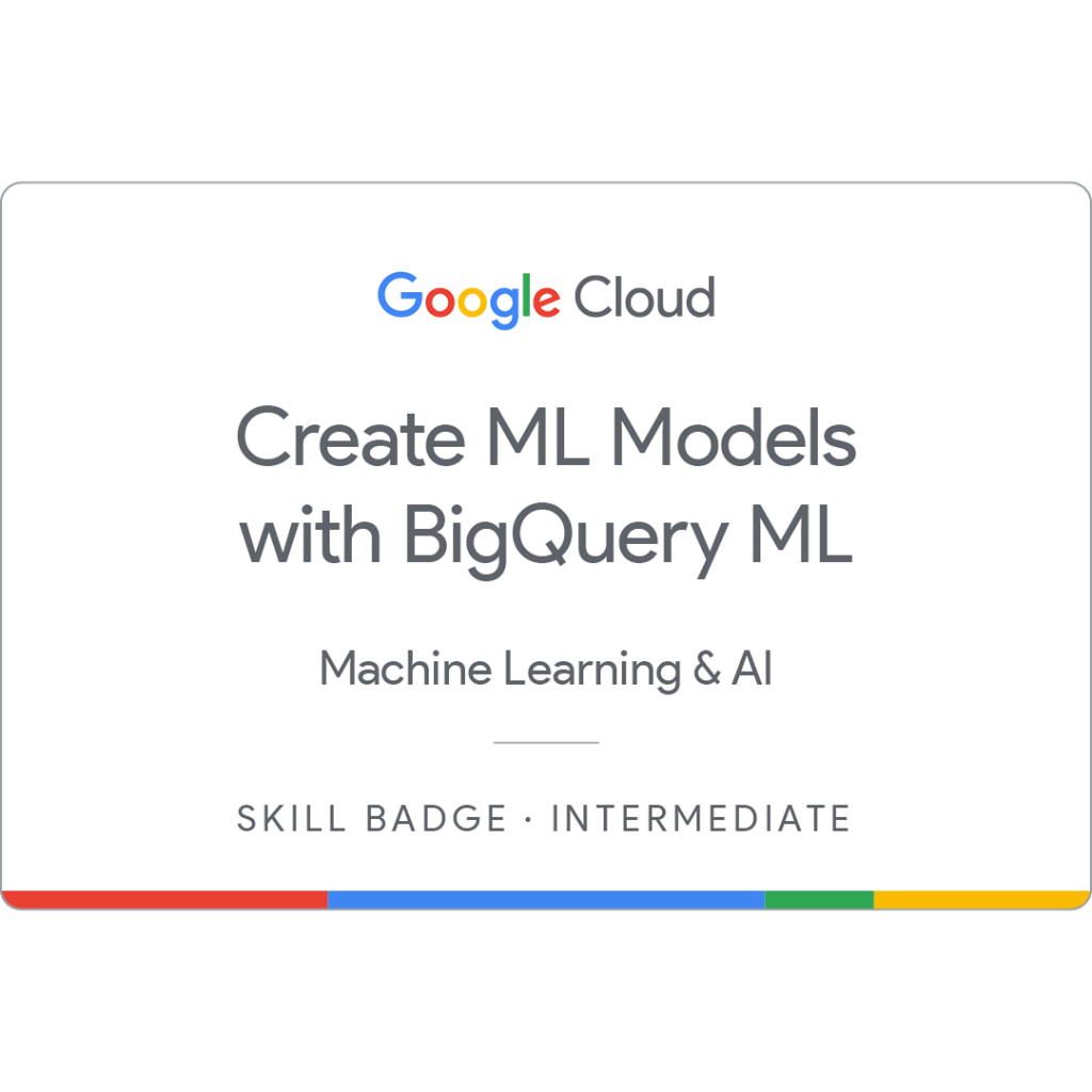 Create ML Models with BigQuery ML